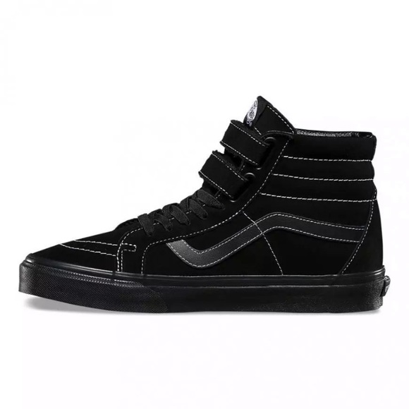 Vans sk8 hi top suede, white stitch sneaker shoes - Picture 4 of 5